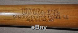 Rare Early 1900's Wilson DECAL Antique Baseball Bat Famous Player Model Vintage