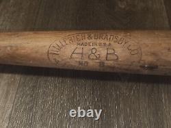 Rare Hank Greenberg Champion Model Baseball Bat Hellerich & Bradsby No. 8