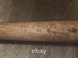 Rare Hank Greenberg Champion Model Baseball Bat Hellerich & Bradsby No. 8