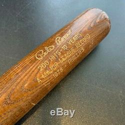Rare Pete Rose Signed 200 Hits Ten Years Signed Vintage 1978 Baseball Bat