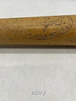 Rare Vintage AMYX & GULLIC MFG WILLIAMS Type Ash Wood Baseball Bat West Plains