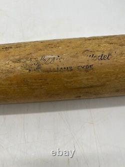 Rare Vintage AMYX & GULLIC MFG WILLIAMS Type Ash Wood Baseball Bat West Plains