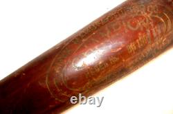 Rare Vintage AMYX & GULLIC MFG WILLIAMS Type Ash Wood Baseball Bat West Plains