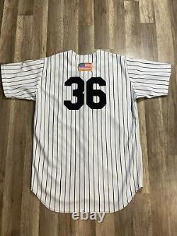 Rare Vintage Greensboro Bats #36 Game Used MILB Jersey Mens 48 XL