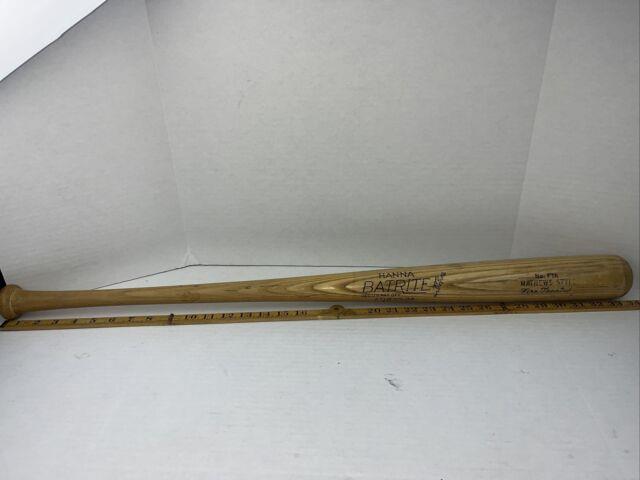 Rare Vintage Hanna Batrite Wood Baseball Bat 1950s Style No. Fta Mathews Eddie