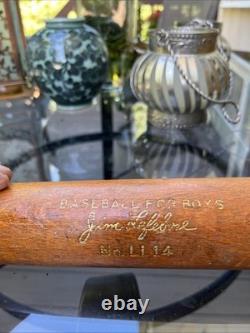 Rare Vintage Hanna L114 Junior Leaguer 29 Wood Baseball Bat Georgia USA