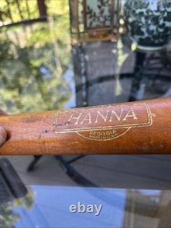 Rare Vintage Hanna L114 Junior Leaguer 29 Wood Baseball Bat Georgia USA