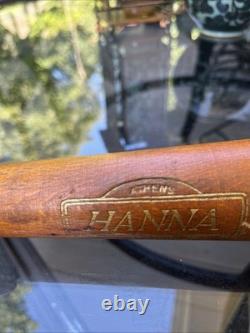 Rare Vintage Hanna L114 Junior Leaguer 29 Wood Baseball Bat Georgia USA