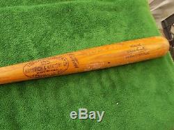 Rare Vintage Hillerich & Bradsby 125 Genuine Wayne Garrett Baseball Bat Louisvil