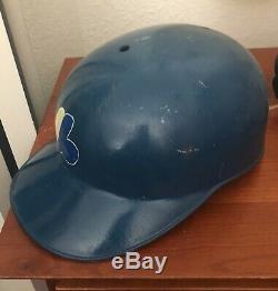 Rare Vintage MONTREAL EXPOS Game Used Batting Helmet