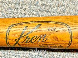 Rare Vintage Mickey Mantle Style 35 Kren Baseball Bat Ny Yankees