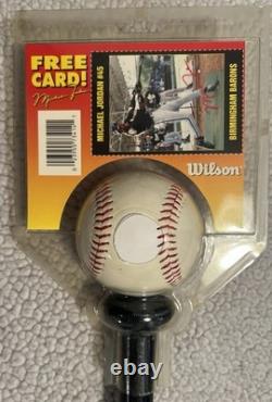 Rare, Vintage Wilson MICHAEL JORDAN Ball & Bat Set with Cut Out Card UNOPENED Rare, Vintage Wilson MICHAEL JORDAN Ball & Bat Set with Cut Out Card UNOPENED