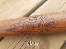 Rare Vtg 1920s Eddie Moore Spalding Wood Baseball Bat Model 3 Diamond Pro Finish
