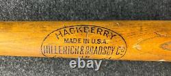 Rare Vtg 1930s Babe Ruth Hillerich Bradsby Hackberry Lite-Wate Baseball Bat 36