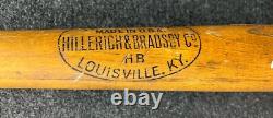 Rare Vtg 1930s Babe Ruth Hillerich Bradsby Hackberry Lite-Wate Baseball Bat 36