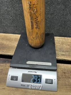 Rare Vtg 1930s Babe Ruth Hillerich Bradsby Hackberry Lite-Wate Baseball Bat 36