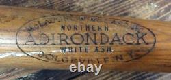 Rare Vtg 20s 30s Bill Terry Adirondack Reverse Label 34 HOF Wood Baseball Bat