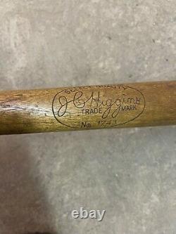 Rare Vtg 30s 40s PEPPER MARTIN JC HIGGINS Collegiate 34 Wood Baseball Bat HOF