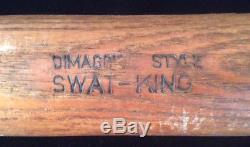 Rare Vtg 30s FRIEDRICHS WOOD K80 SWAT-KING DIMAGGIO STYLE 34 Wood Baseball Bat
