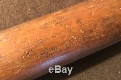 Rare Vtg 40s 50s Jimmie Foxx Special 125 34 Baseball Bat Hillerich Bradsby HOF