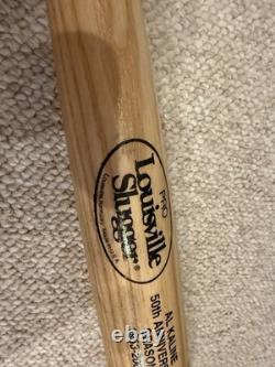 Rare Vtg Al Kaline DETROIT TIGERS PROMO Baseball Bat Louisville Slugger 50th