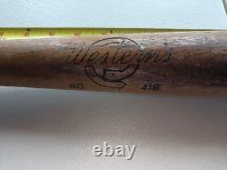 Rare Western's No. 416 Hank Greenberg Model Leaguer Bat, 33 Long