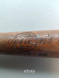 Rare Western's No. 416 Hank Greenberg Model Leaguer Bat, 33 Long