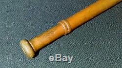 Rare early 1900s vintage hand turned double knob baseball bat