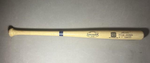 Reggie Jackson Ny Yankees Bat Day Burger King Adirondack Vintage