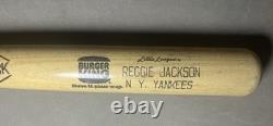 Reggie Jackson NY Yankees Bat Day Burger King Adirondack Vintage