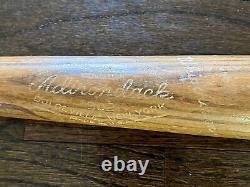 Rich Rollins Game Used Baseball Bat Minnesota Twins Pilots Brewers Indians Vtg