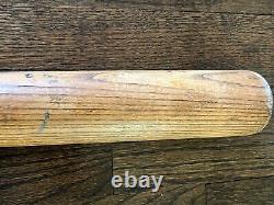 Rich Rollins Game Used Baseball Bat Minnesota Twins Pilots Brewers Indians Vtg