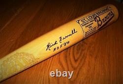 Rick Ferrell Signed St Louis Browns 1902-52 Cooperstown Vintage Baseball Bat-jsa