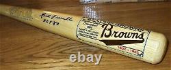 Rick Ferrell Signed St Louis Browns 1902-52 Cooperstown Vintage Baseball Bat-jsa