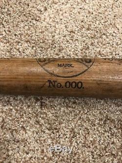 SPALDING Wagon Tongue Model 000 Vintage Baseball Bat 1890's Very Good Cond