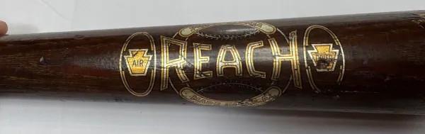 Stunning Vintage Frankie Frisch Gold Decal Reach Switch Resilite Bat Circa 1920s