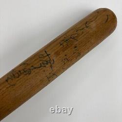 Sadaharu Oh 1960 Yomiuri Giants Team Signed Vintage Bat JSA COA