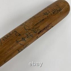 Sadaharu Oh 1960 Yomiuri Giants Team Signed Vintage Bat JSA COA