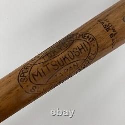 Sadaharu Oh 1960 Yomiuri Giants Team Signed Vintage Bat JSA COA