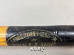 Scarce Antique Vtg 20s R. G. Hower Lewistown PA Cork Indoor Baseball Bat 32 20oz