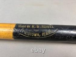 Scarce Antique Vtg 20s R. G. Hower Lewistown PA Cork Indoor Baseball Bat 32 20oz