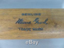 Scarce Vintage Heinie Groh Hillerich & Bradsby 125 Bottle Shaped Baseball Bat