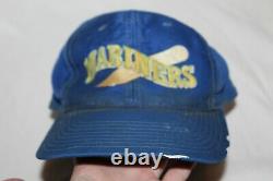Seattle Mariners The Game Vintage Snapback Cap Hat 90s Baseball Bat Embroidered
