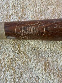 Spalding 13S 35 Robert Red Rolfe Special Model Dark Brown Wooden Ash Bat VTG