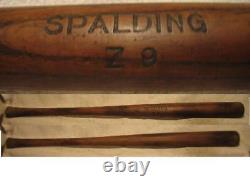 Spalding circa 1920 Model Z-9 Vintage Game Used Bat with Fluted Handle