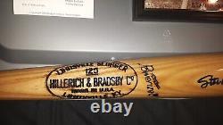 Stan Musial COA Autograph Signed Louisville Slugger Baseball Bat Vintage sports