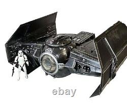 Star Wars Vintage Sith Empire Tie Fighter Interceptor Black Series Mandalorian