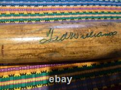 TED WILLIAMA Signed Vintage Appalachian Mfg. Corp Baseball Bat