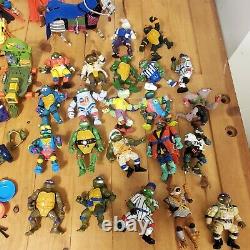 TMNT Teenage Mutant Ninja Turtles Accessory + Figures Toy Lot! Vintage