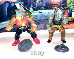 TOY LOT Vintage Teenage Mutant Ninja Turtles (1988 Original TMNT) Action Figures